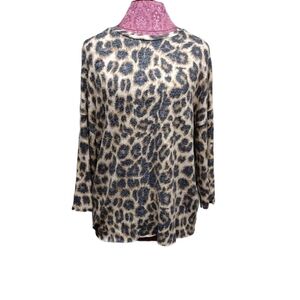 Zara Women's Leopard Print Tunic Size Large